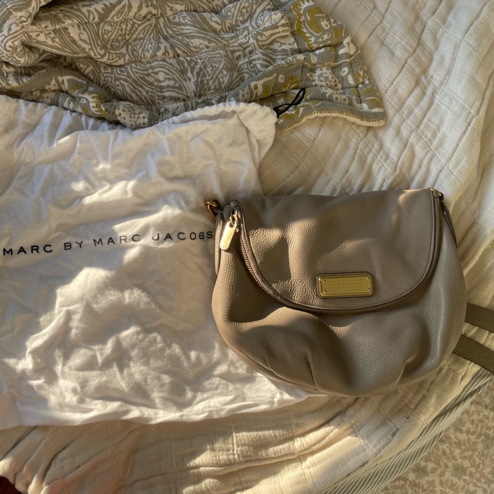 Marc by Marc Jacobs Beige Leather Crossbody